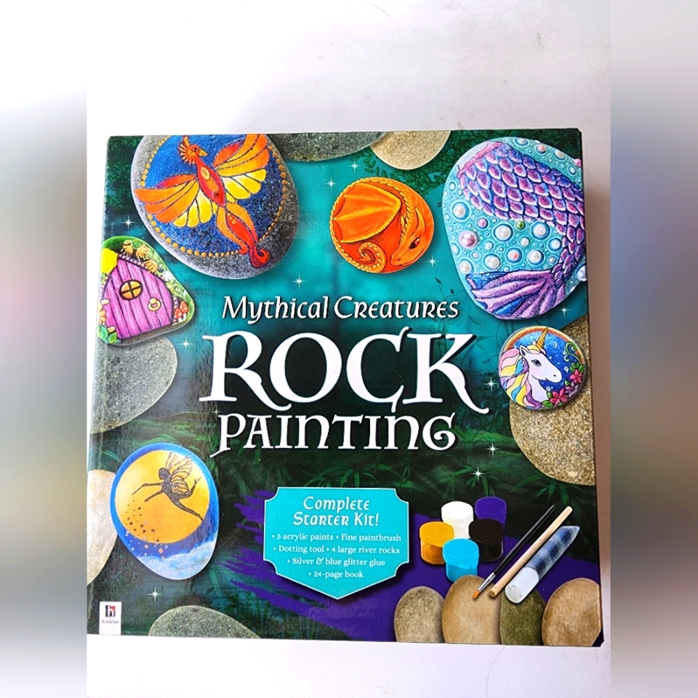 Rock Painting Mythical Creatures Fairies, Dragons, Unicorns, Mermaids